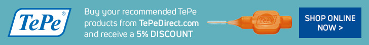 Buy your recommended TePe products from TePeDirect.com and receive a 5% discount